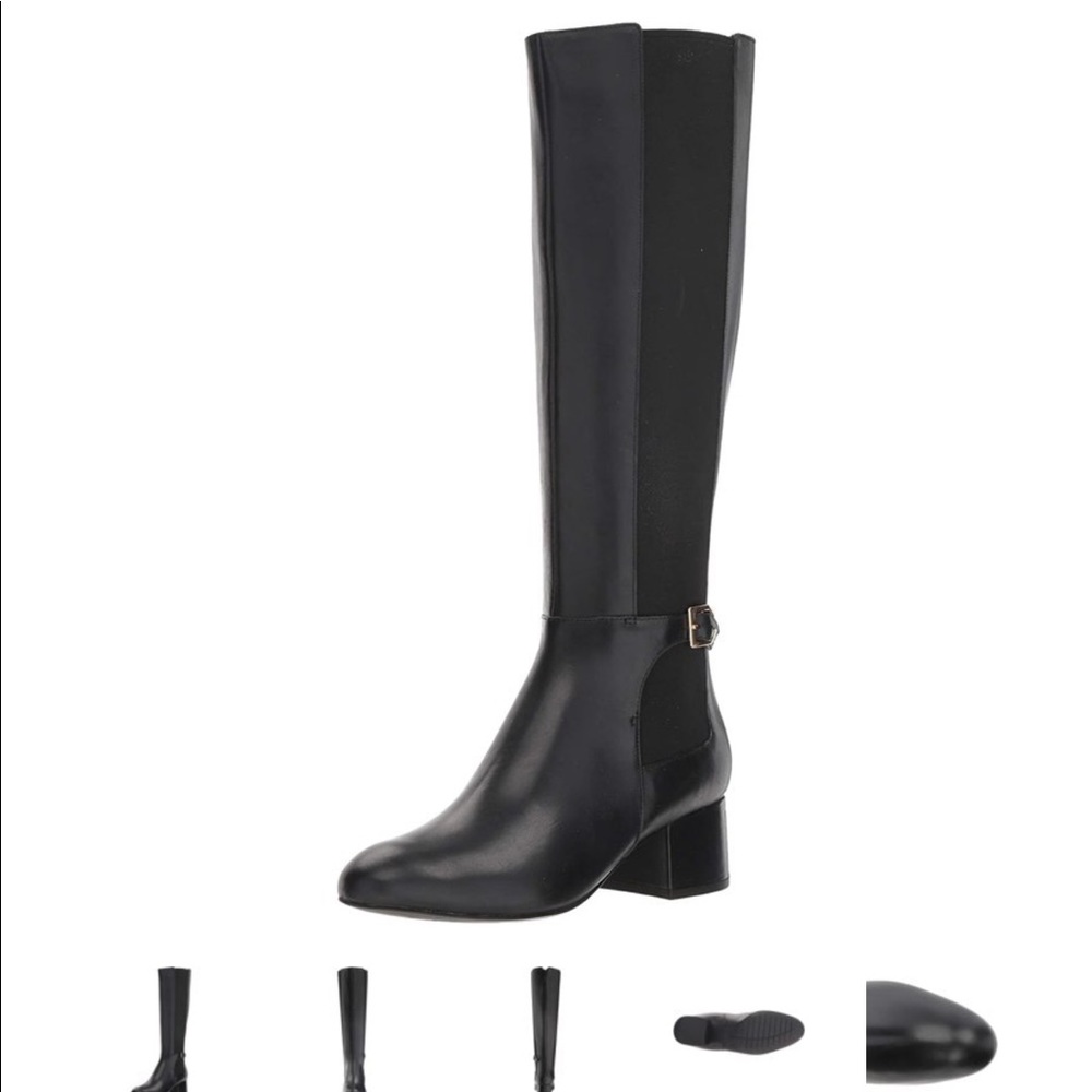 Cole Haan Womens Avani Stretch Boot 45mm Mid Calf; Size 6.5
